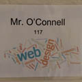photo of mr. o'connel's poster